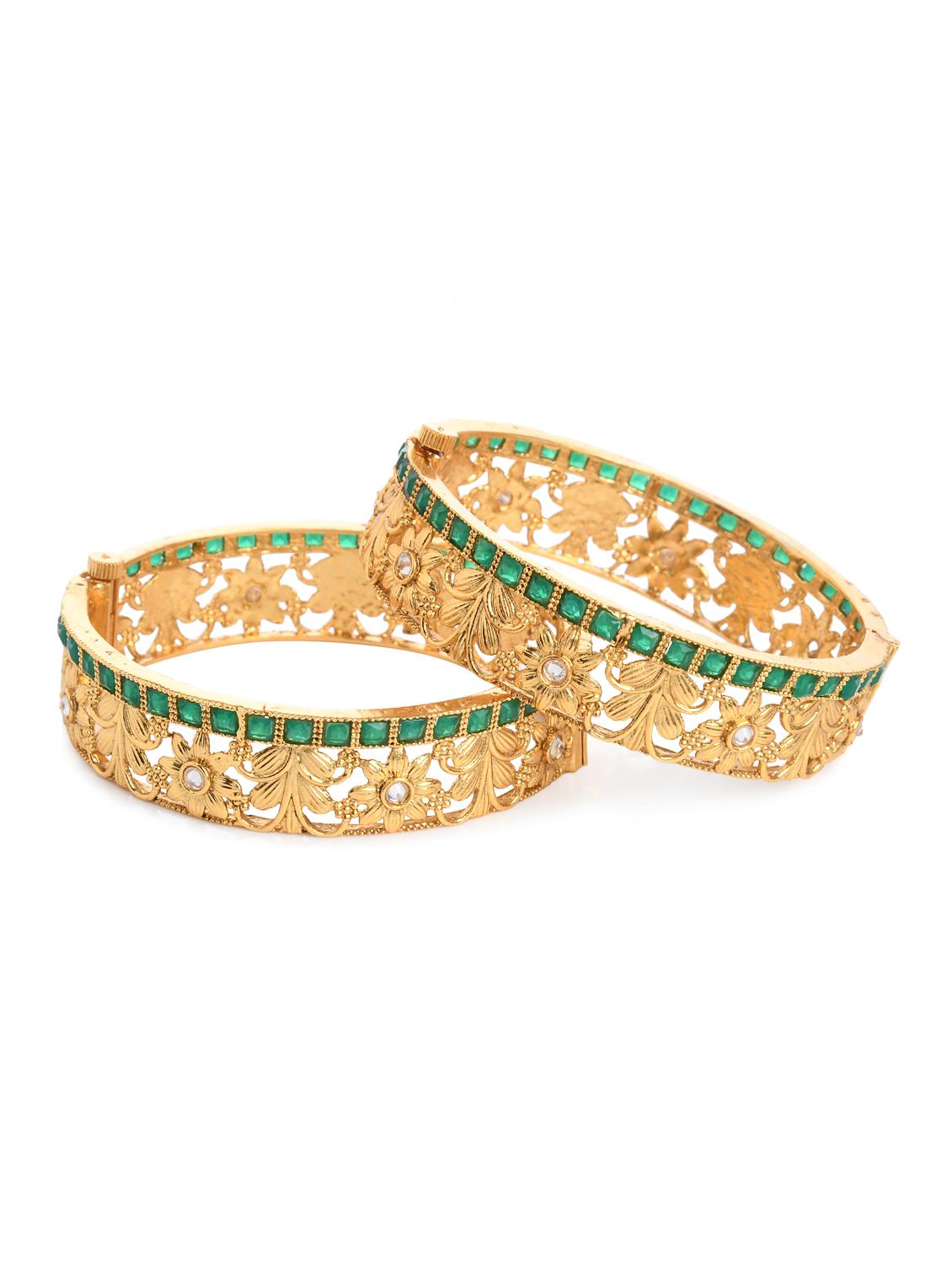 green gold metal bangle - 16829808 - Zoom Image - 0