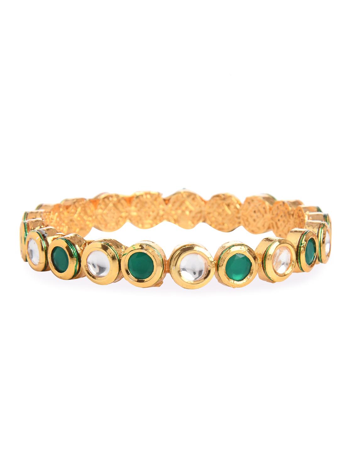 green gold metal bangle - 16829815 - Standard Image - 1