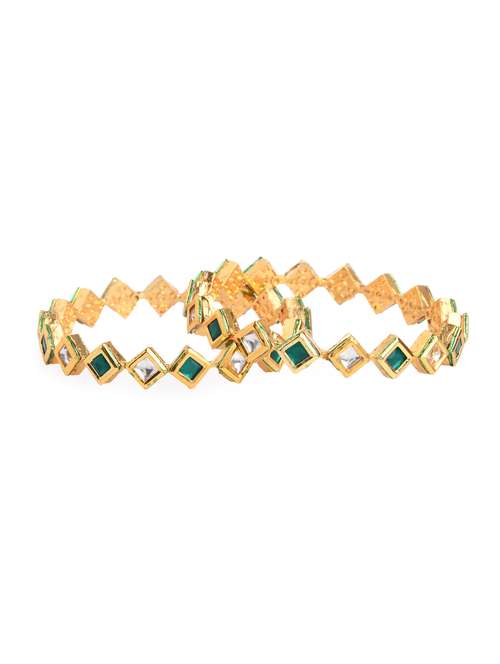 green gold metal bangle - 16829819 - Standard Image - 0