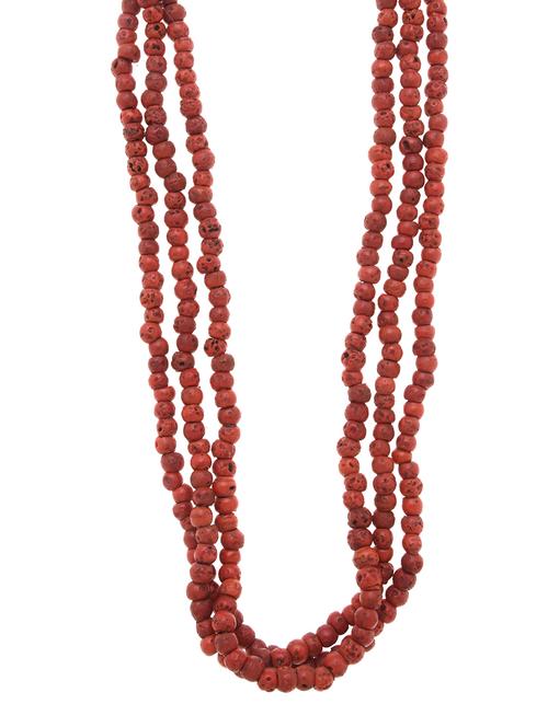 red metal long necklace - 16829903 -  Standard Image - 0