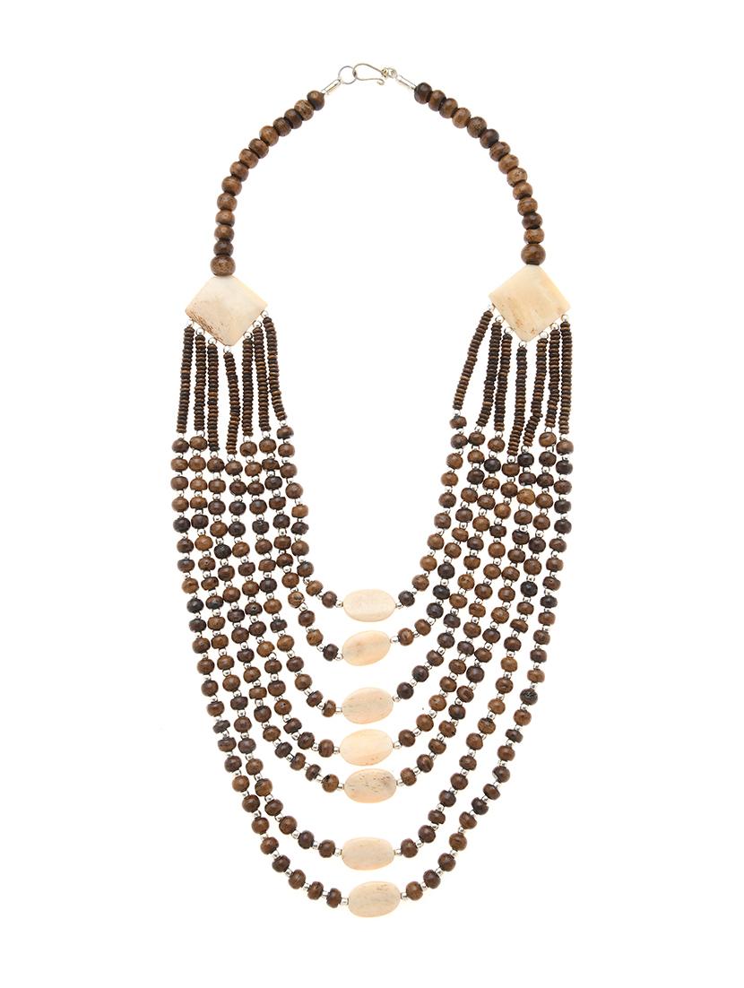 multi colored metal long necklace - 16829910 -  Standard Image - 1