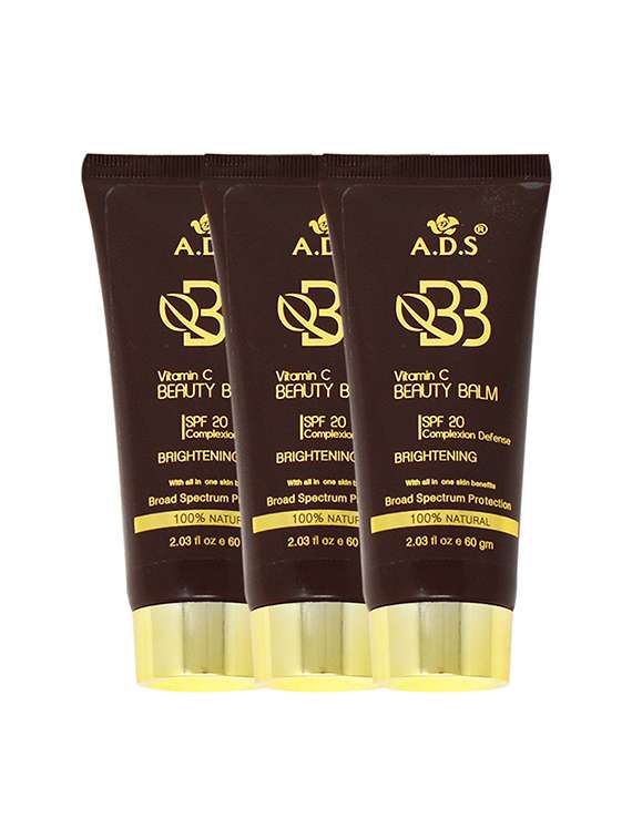 ads good choice india vitamin c brightning bb cream (pack of 3)