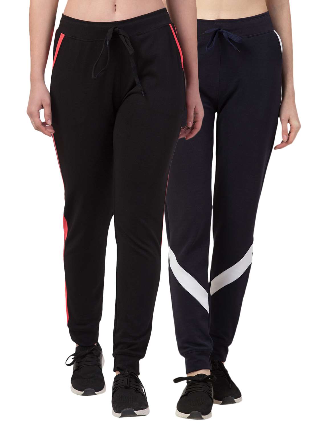 set of 2 tie front track pant 