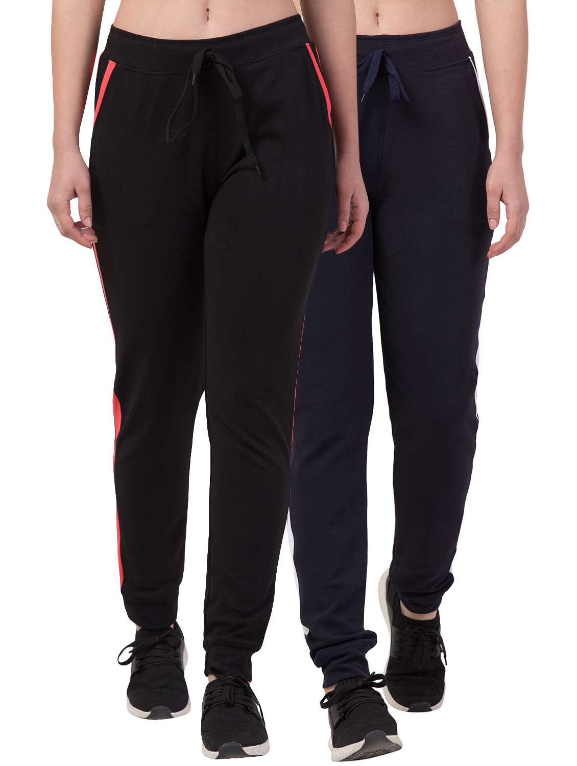 set of 2 tie front track pant 