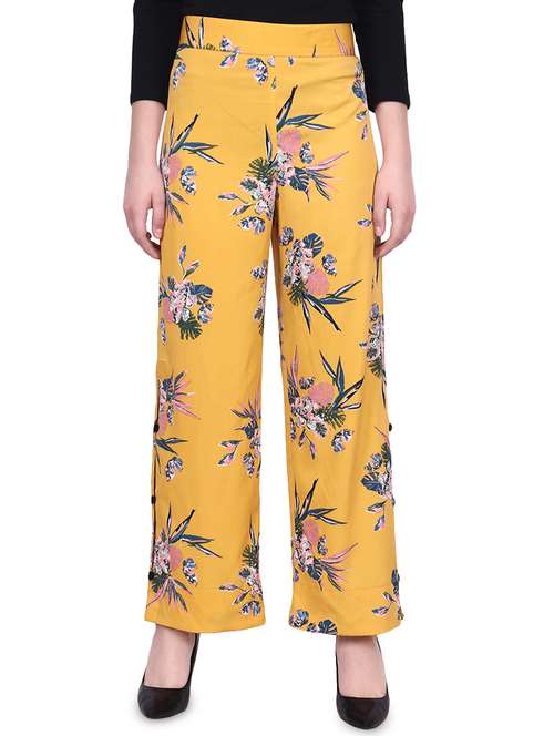 high rise floral palazzo  - 16830872 -  Standard Image - 0
