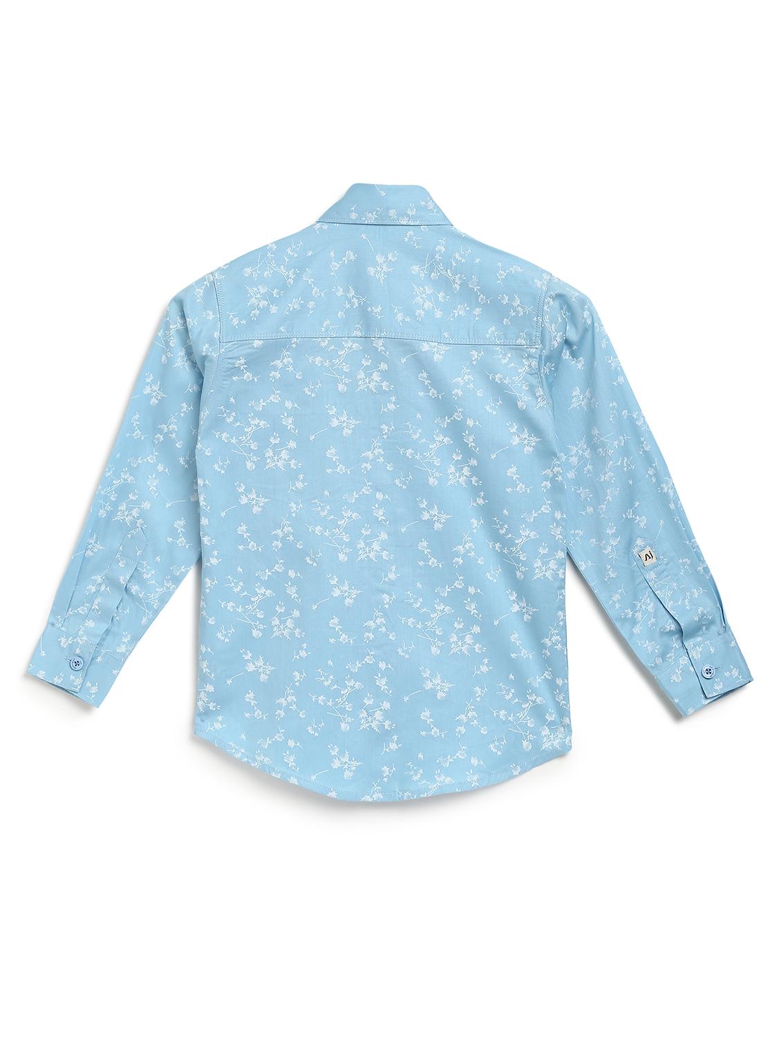 light blue cotton shirt - 16830962 - Standard Image - 1
