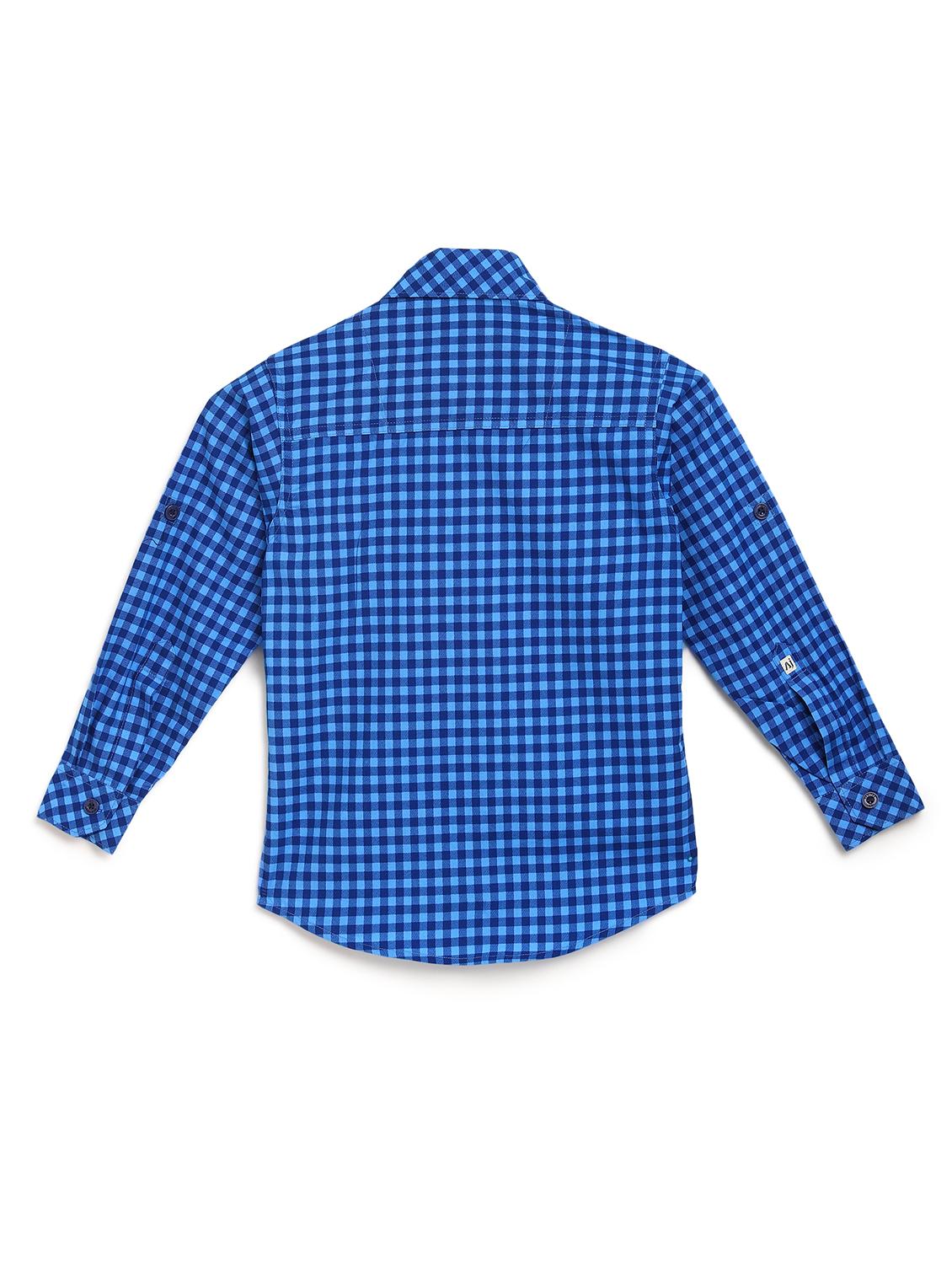 light blue cotton shirt - 16830981 - Standard Image - 1