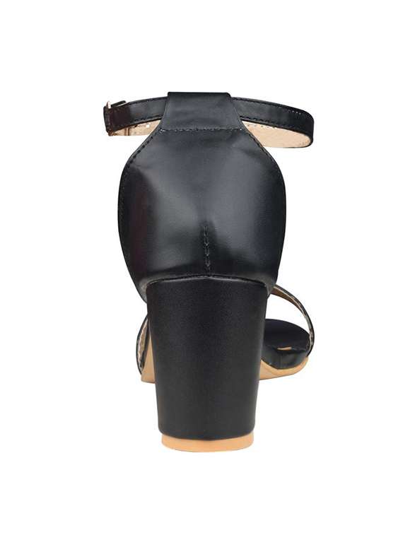 black closed back sandals - 16832001 -  Standard Image - 1