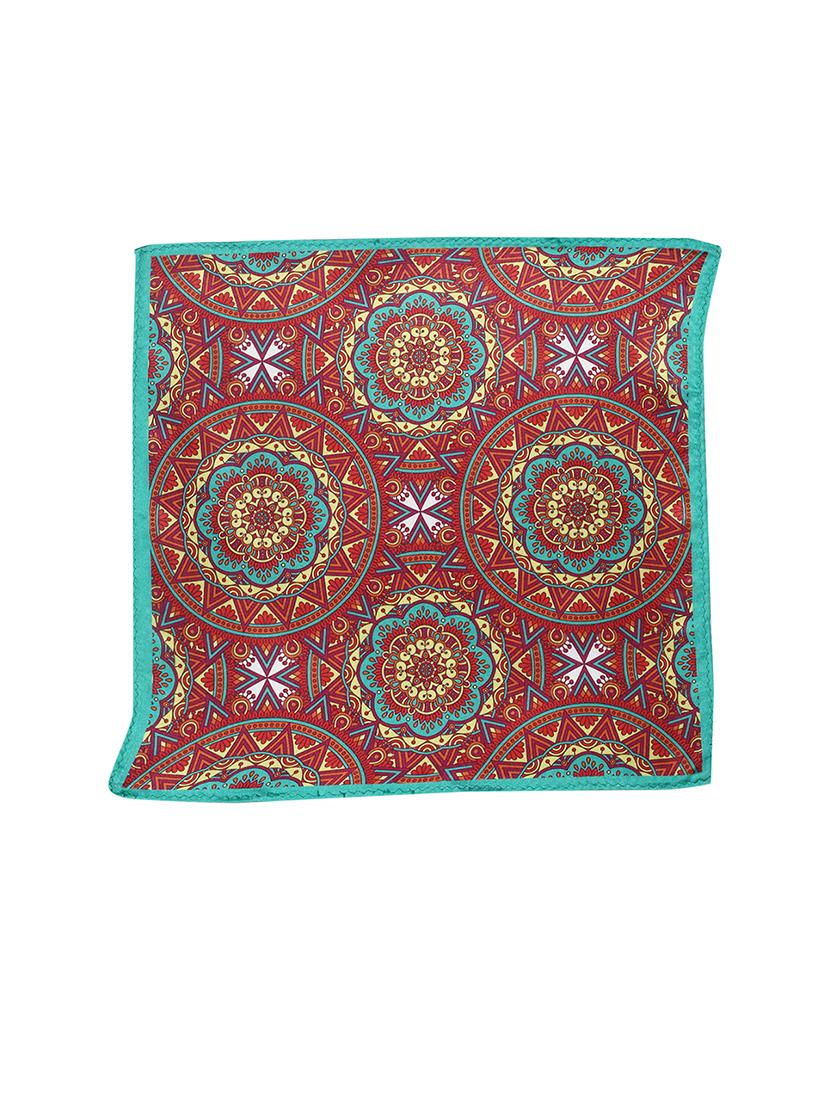 multi colored polyester pocketsquare - 16832599 - Standard Image - 1