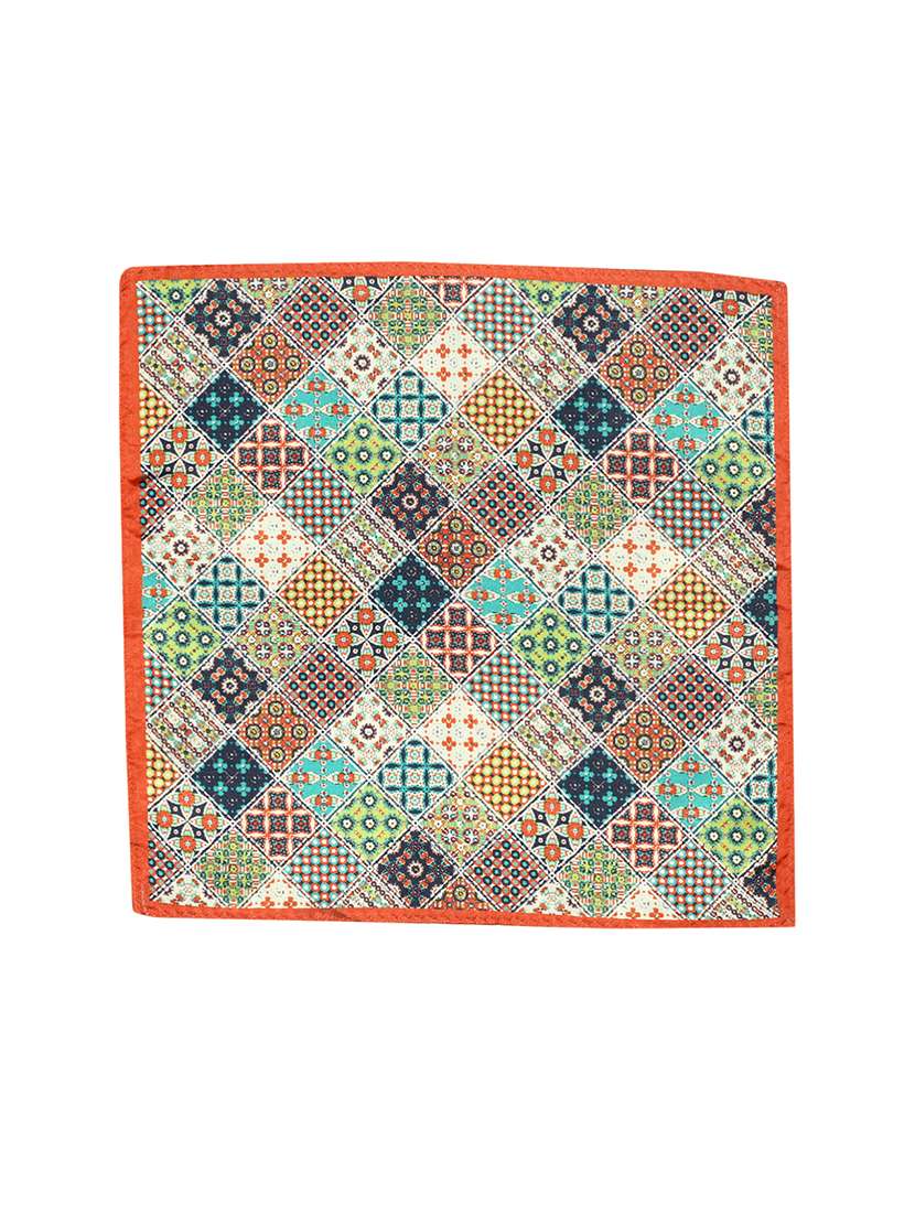 multi colored polyester pocketsquare - 16832607 -  Standard Image - 1
