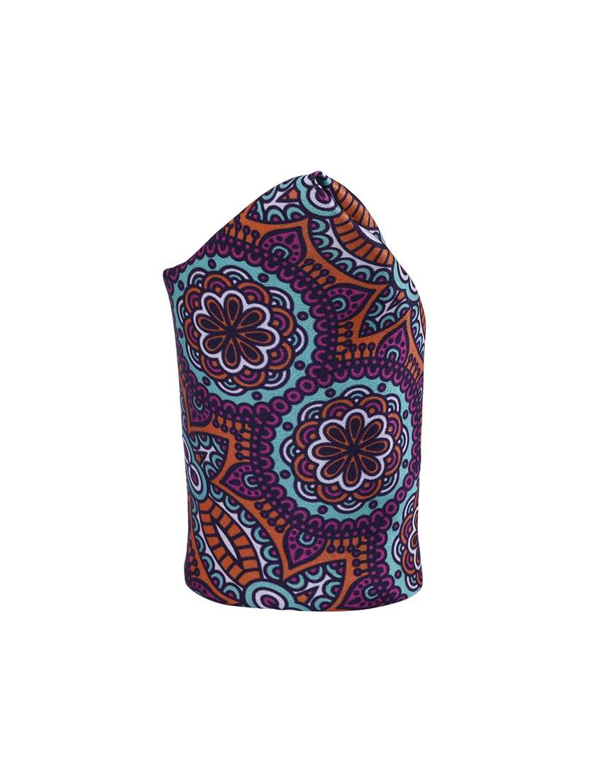 purple polyester pocketsquare