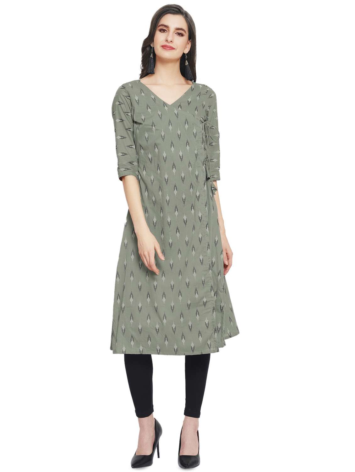 women's angrakha kurta - 16832972 - Zoom Image - 0