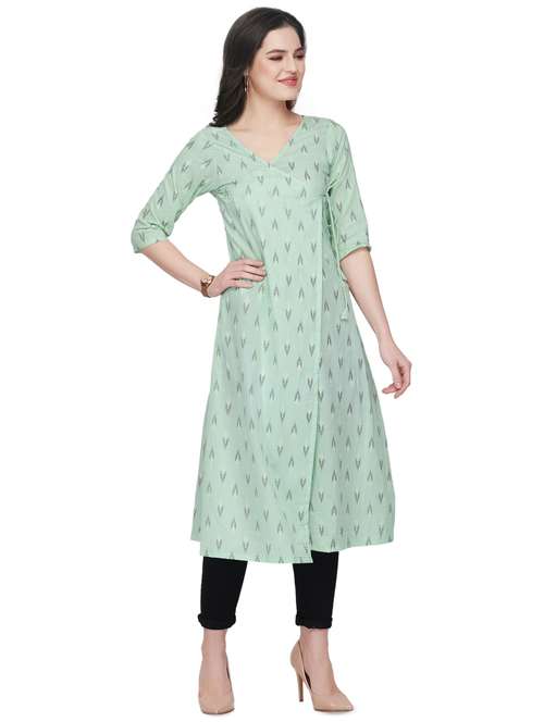 women's angrakha kurta - 16832973 -  Standard Image - 0