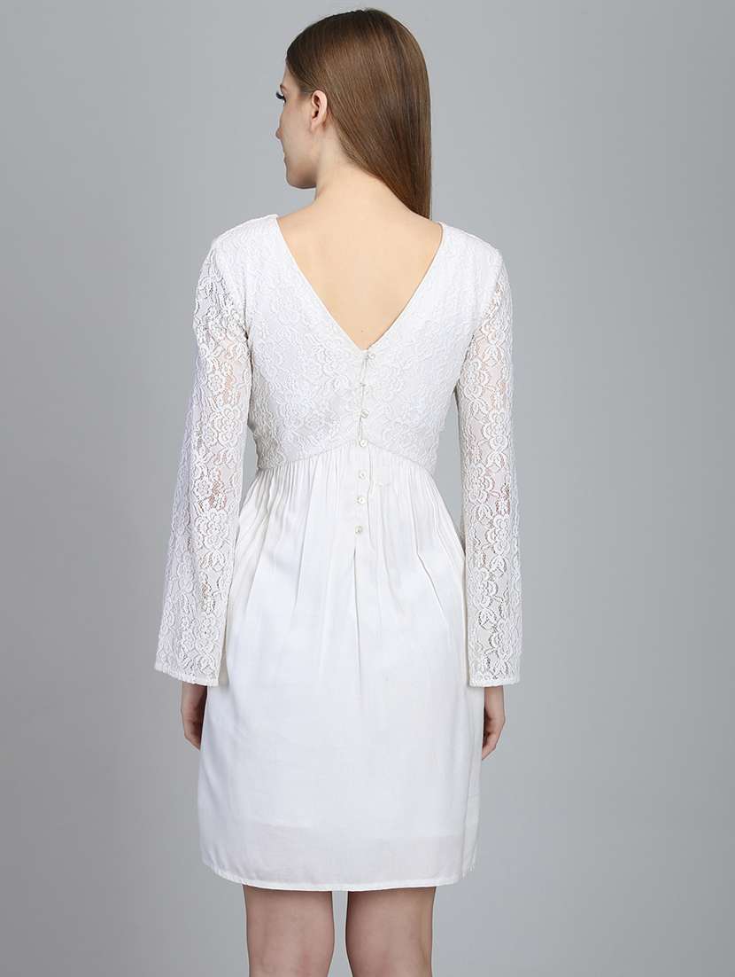 women's sheath self design dress - 16833109 -  Standard Image - 4