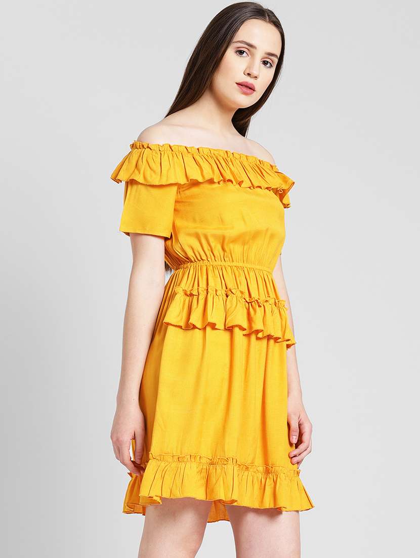 women's fit & flare solid dress - 16833118 -  Standard Image - 1