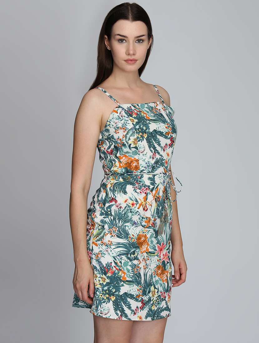 women's sheath leaf print dress - 16833120 -  Standard Image - 1