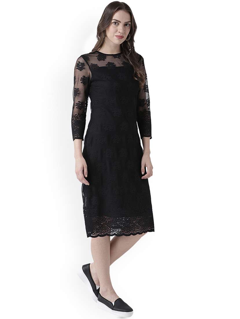women's  self design dress - 16833131 -  Standard Image - 1