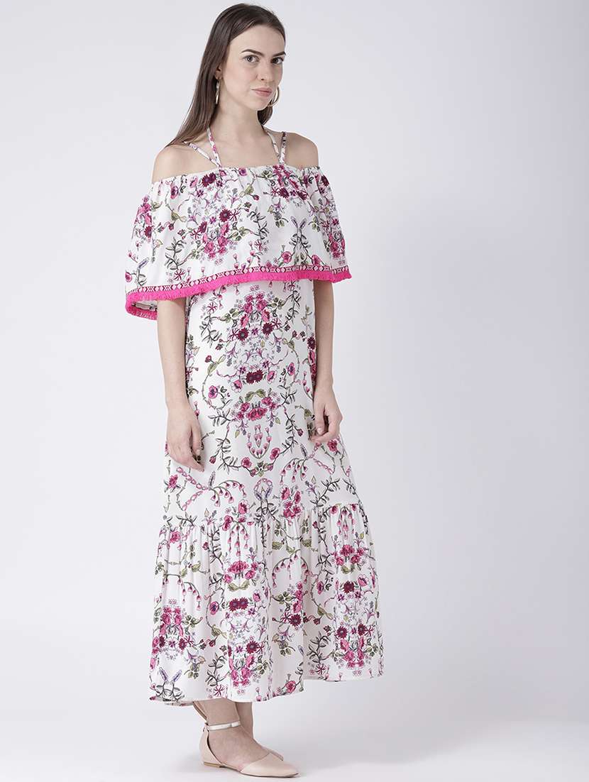 women's fit & flare floral dress - 16833136 -  Standard Image - 1