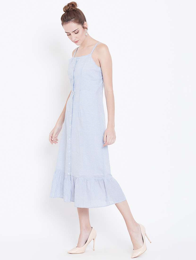 women's tiered dress striped dress - 16833149 -  Standard Image - 1