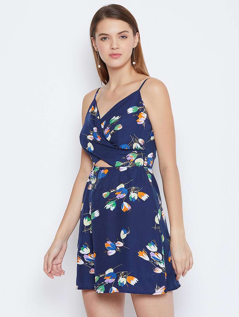 women's floral printed a-line dress - 16833156 -  Standard Image - 1