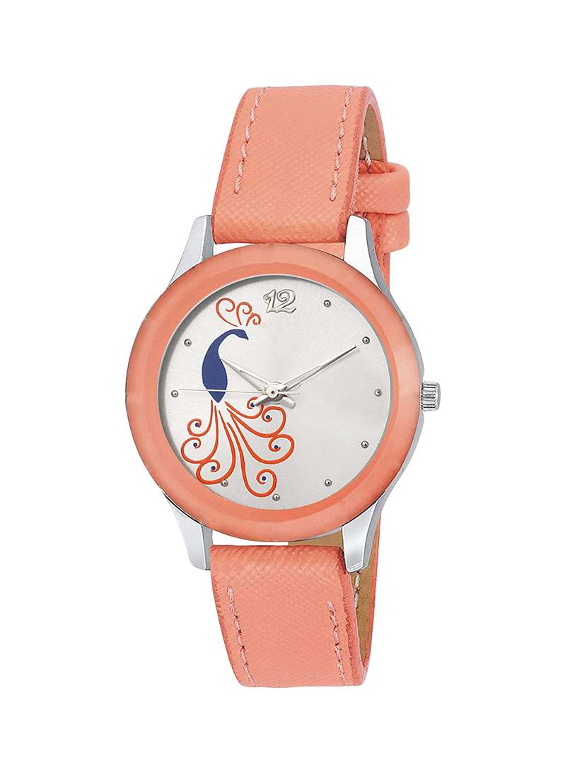 jay creation pink  analog watch