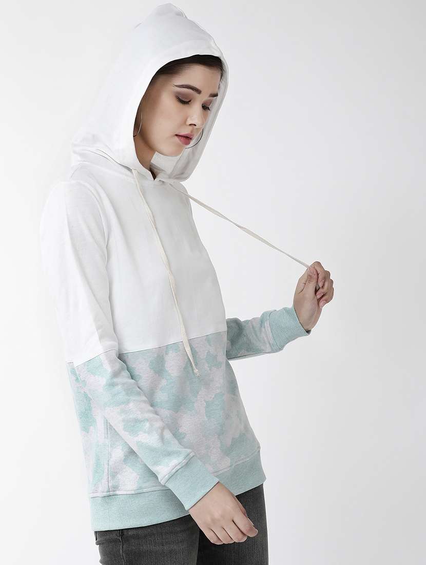 women's color block sweatshirt - 16838489 -  Standard Image - 1