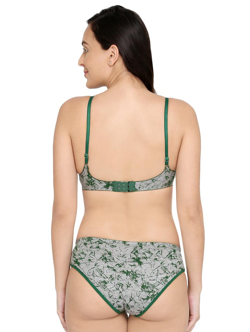 set of 2 bow patch abstract bra and panty set - 16840081 - Standard Image - 6
