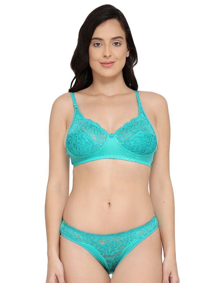 set of 2 laced bra and panty set - 16840097 - Standard Image - 1