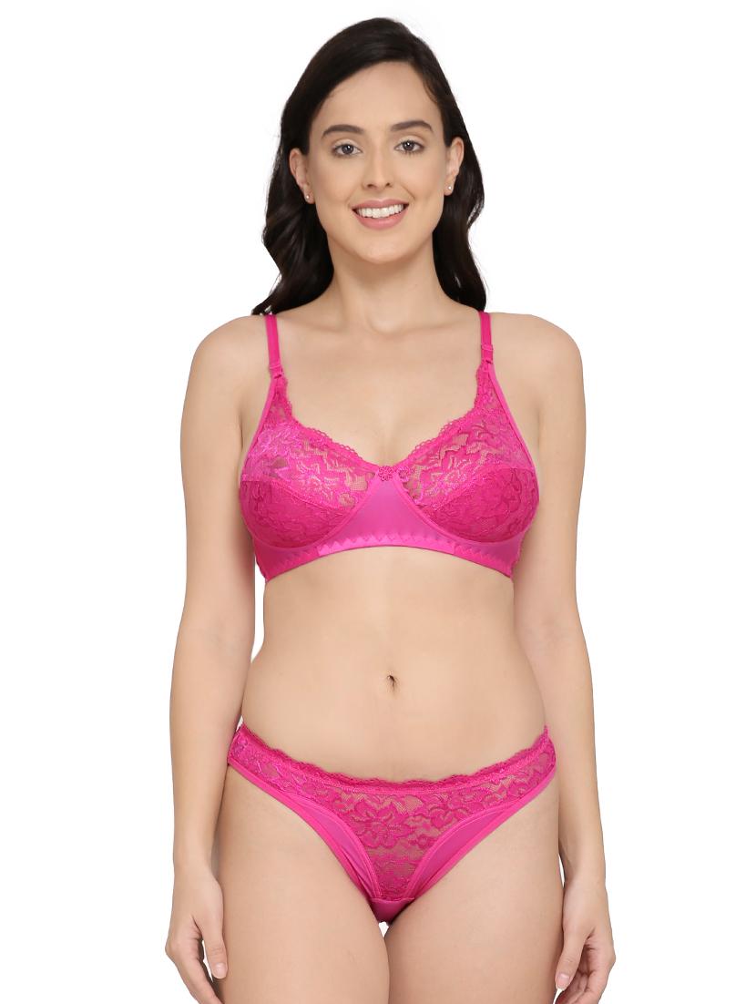 set of 2 laced bra and panty set - 16840097 - Standard Image - 4