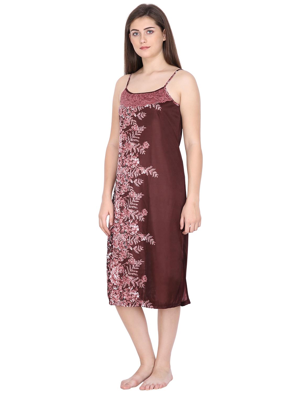 cami neck floral nighty  - 16840106 -  Standard Image - 1