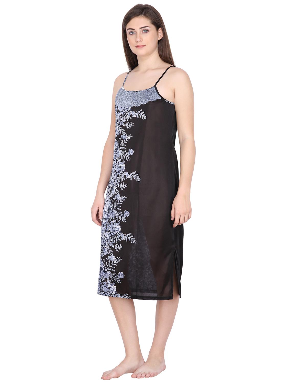 cami neck floral nighty - 16840107 - Standard Image - 1