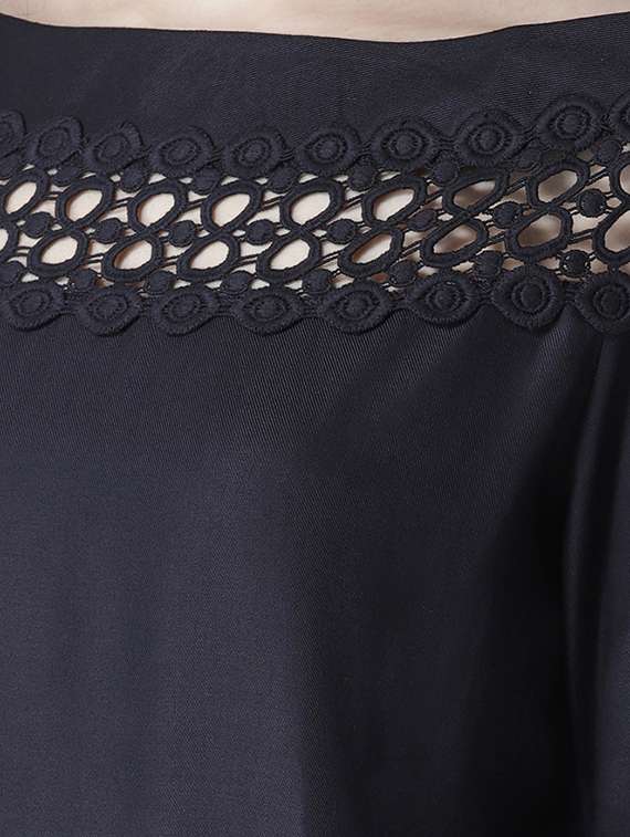 bell sleeves lace panel top - 16840323 - Standard Image - 4