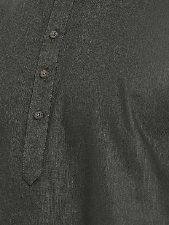 green solid short kurta - 16843317 - Standard Image - 4