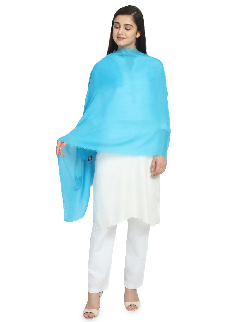 blue viscose scarf - 16843701 -  Standard Image - 1