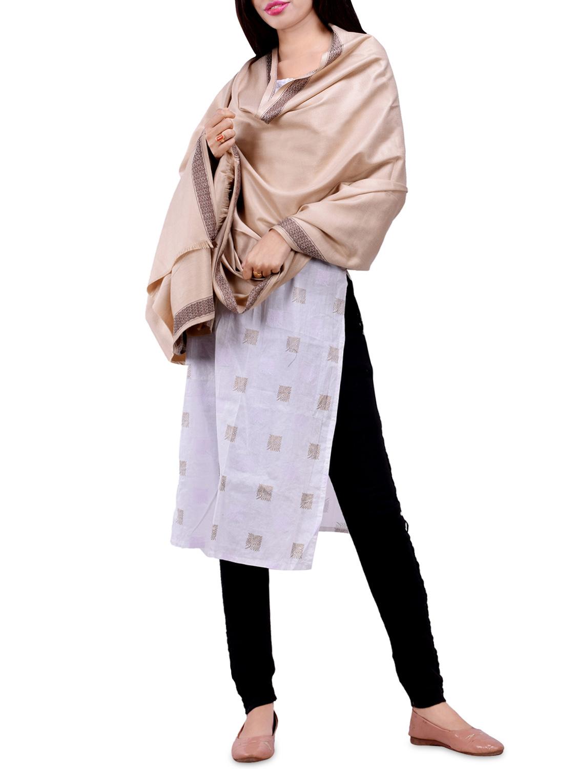 solid wool blend shawl - 16844019 -  Standard Image - 1