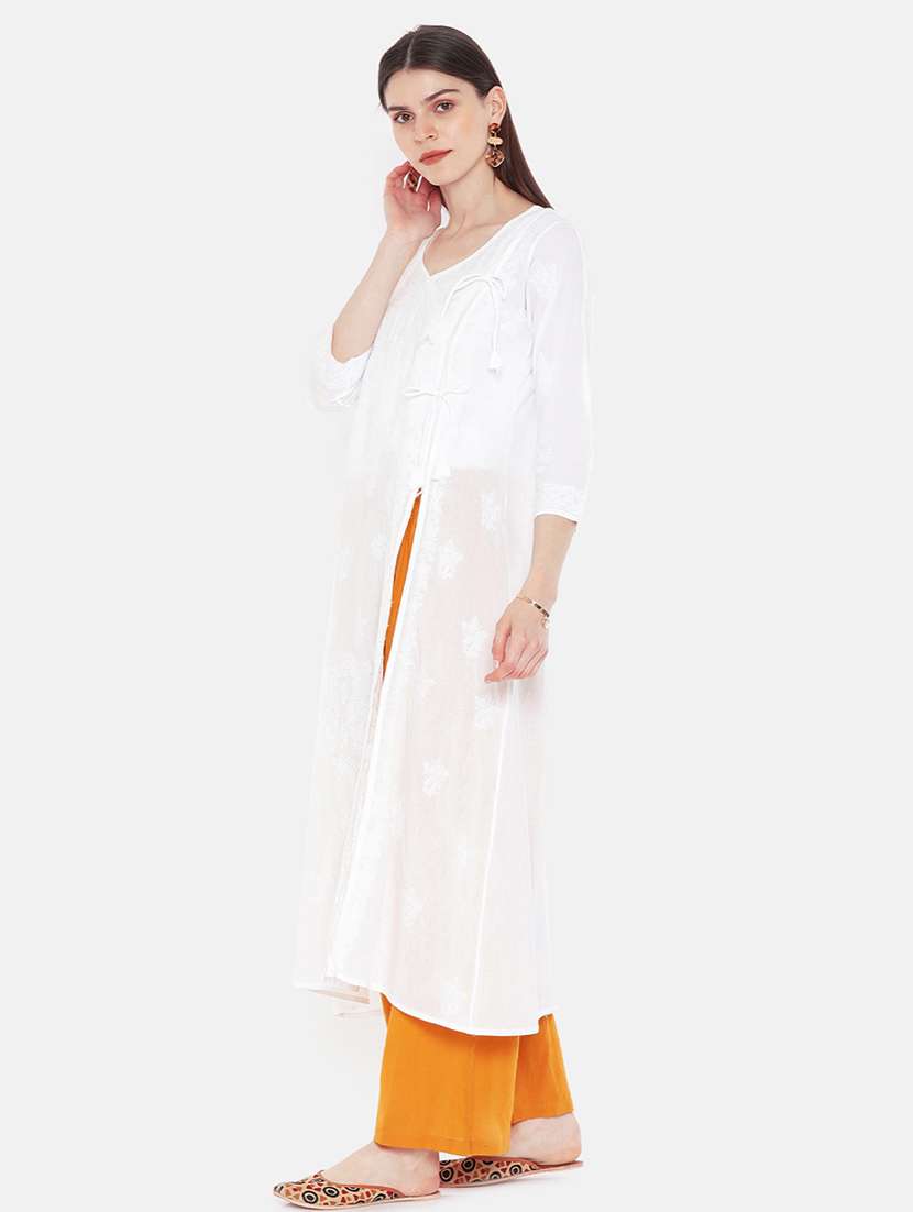women's front slit kurta - 16844303 -  Standard Image - 1