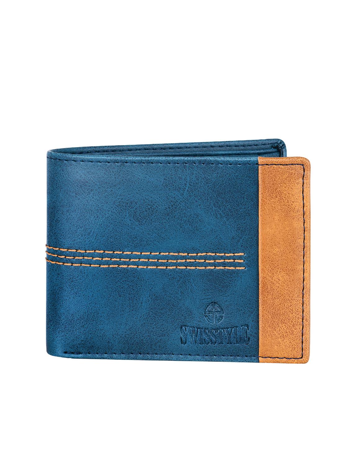 blue leather wallet - 16845029 -  Zoom Image - 0