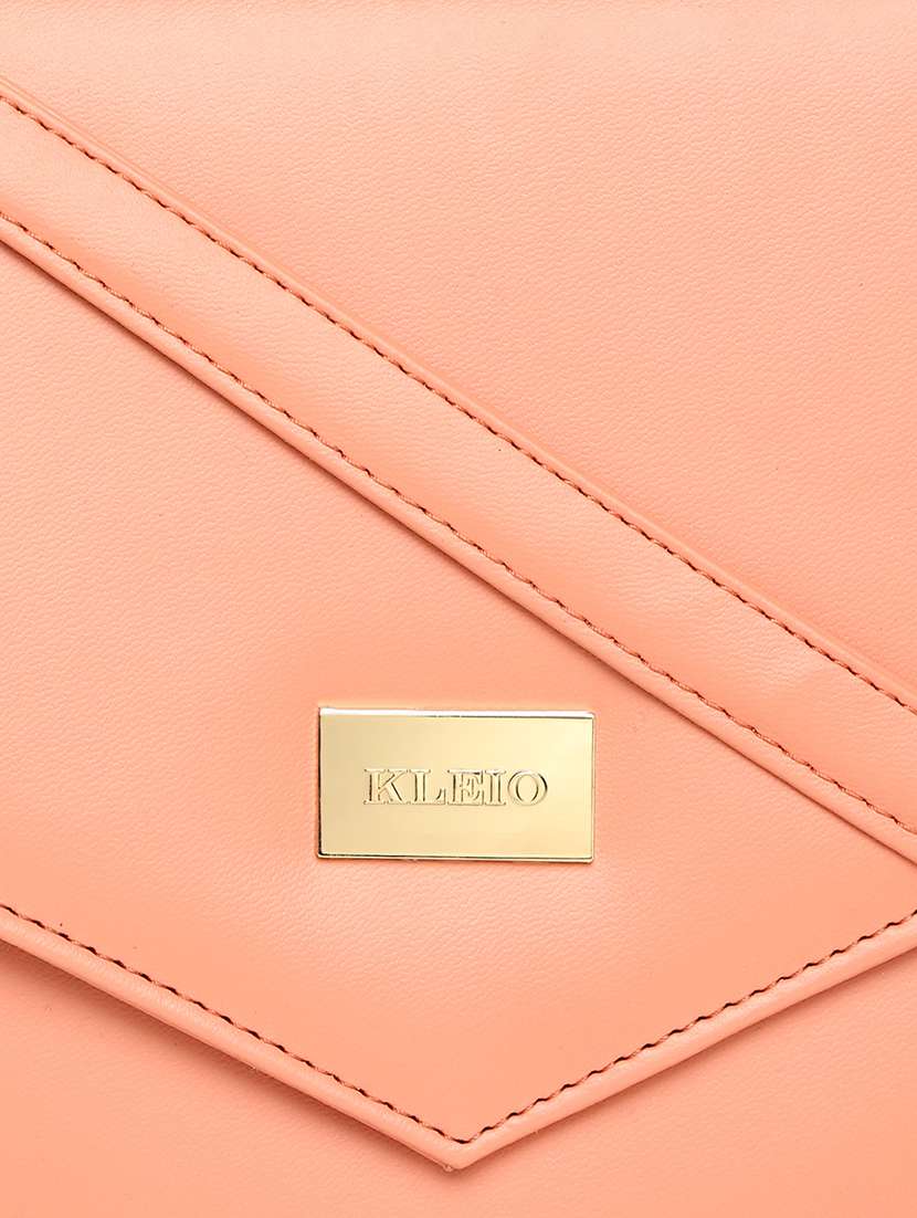 pink leatherette regular sling bag - 16845069 -  Standard Image - 4