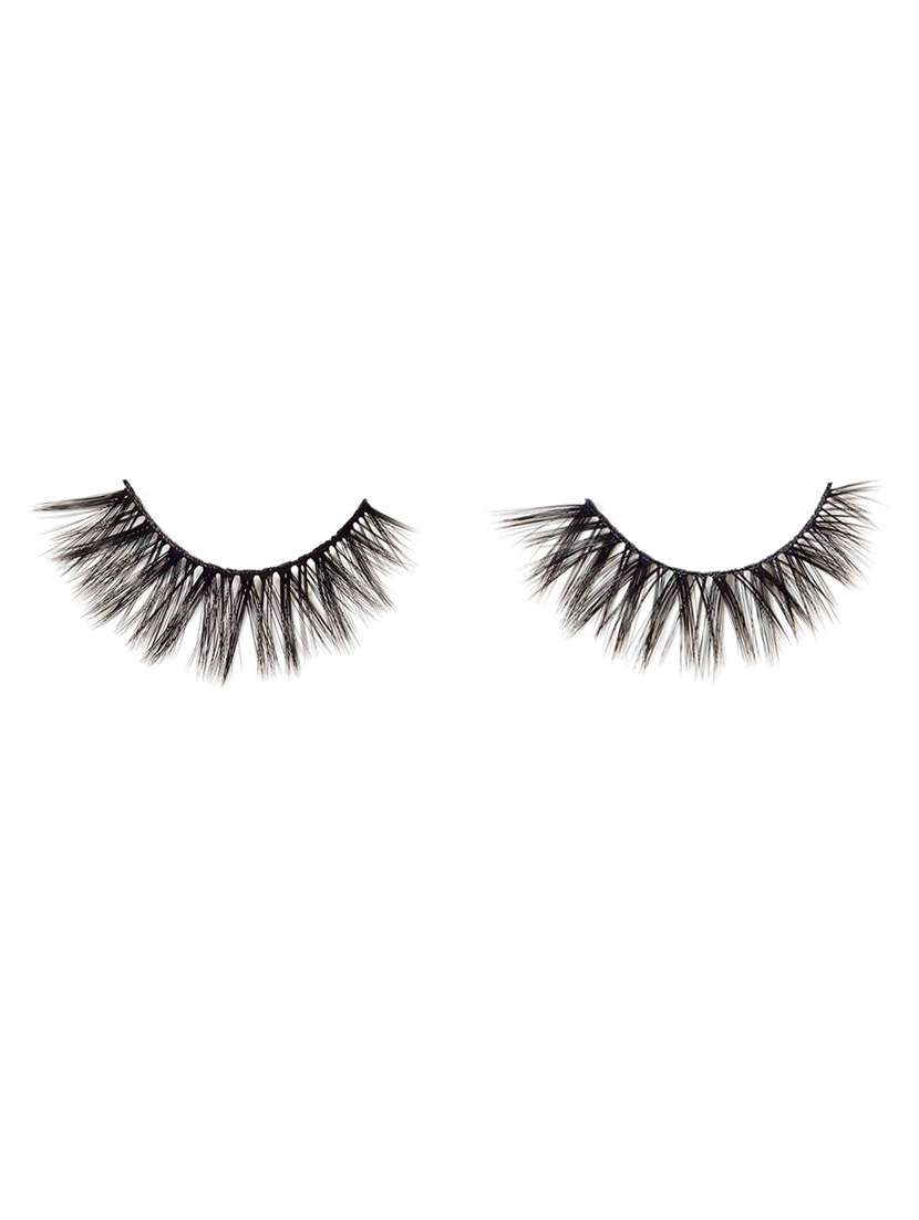 naked natural hair false mink fur 3d eyelashes with glue (1 pair of eyelashes + 1 glue) - 16845106 - Zoom Image - 0