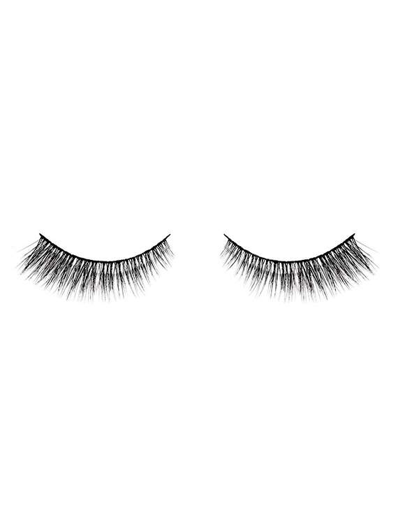 bonjour natural hair false mink fur 3d eyelashes with glue (1 pair of eyelashes + 1 glue)