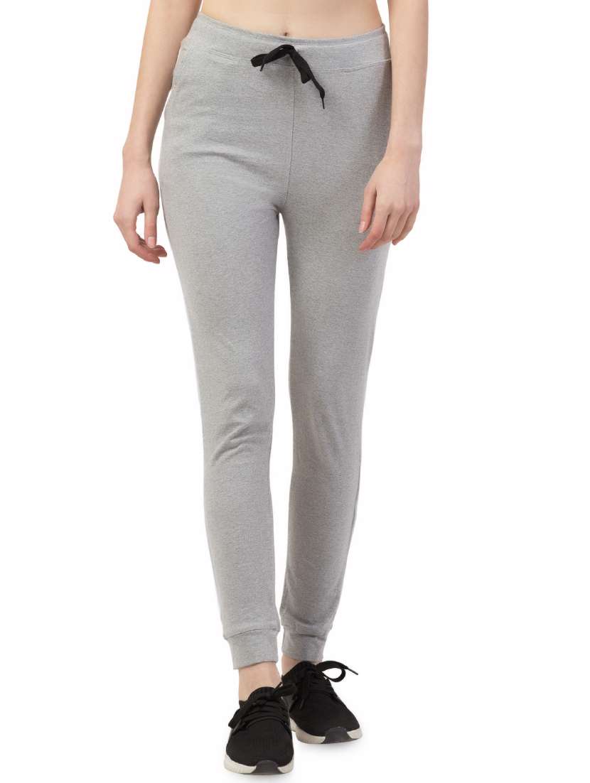 drawstring waist solid  track pant