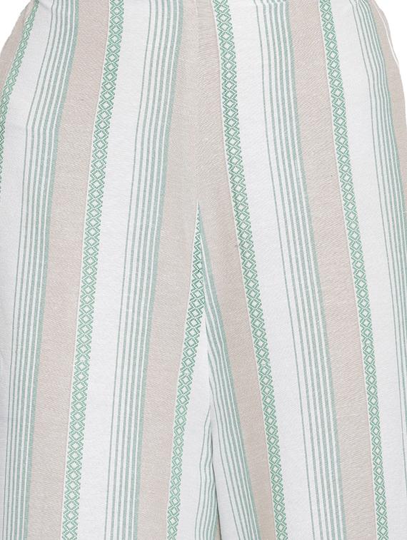 high rise striped palazzo - 16847080 - Standard Image - 4