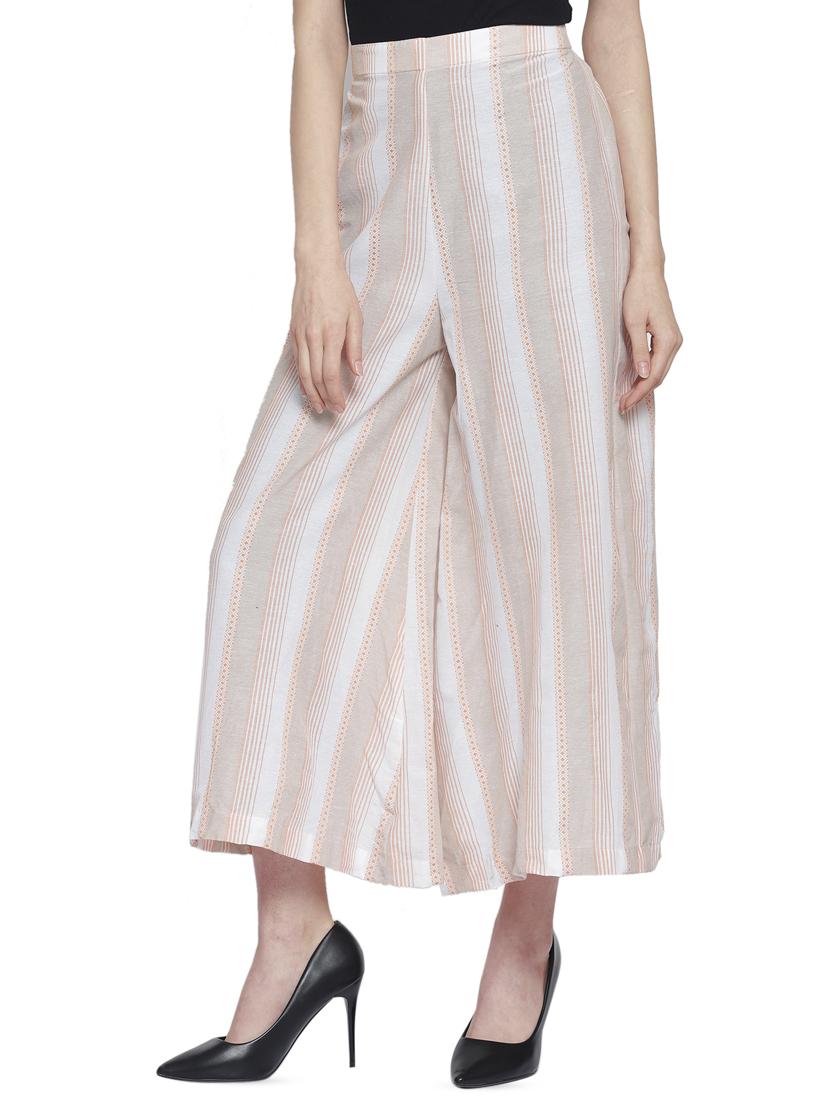 high rise striped palazzo - 16847081 - Standard Image - 1