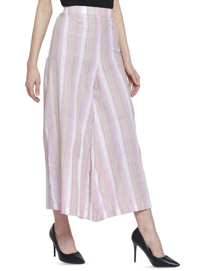 high rise striped palazzo  - 16847082 -  Standard Image - 1