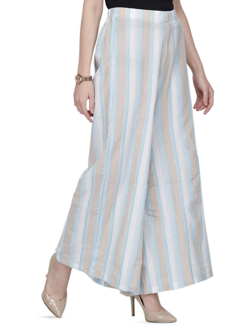 high rise striped palazzo  - 16847083 -  Standard Image - 1