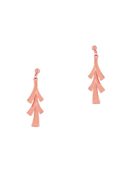 gold metal drop earring - 16848035 -  Standard Image - 0