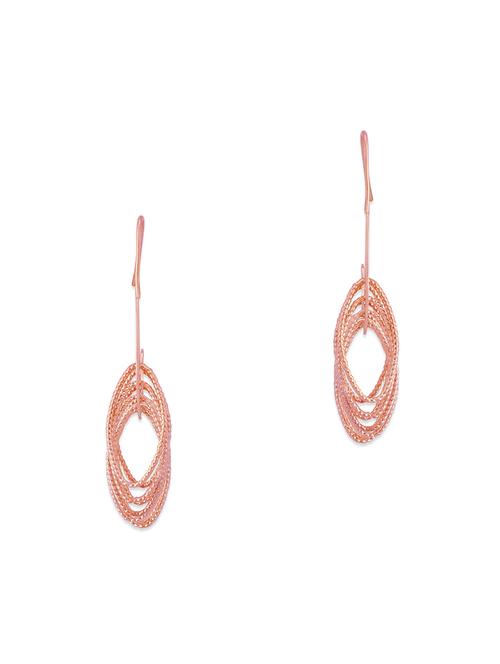gold metal drop earring - 16848054 -  Standard Image - 0