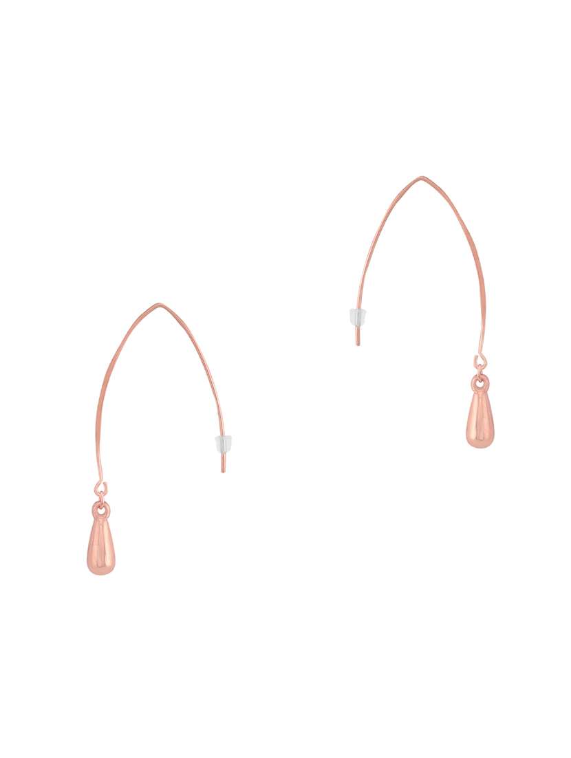 gold metal drop earring