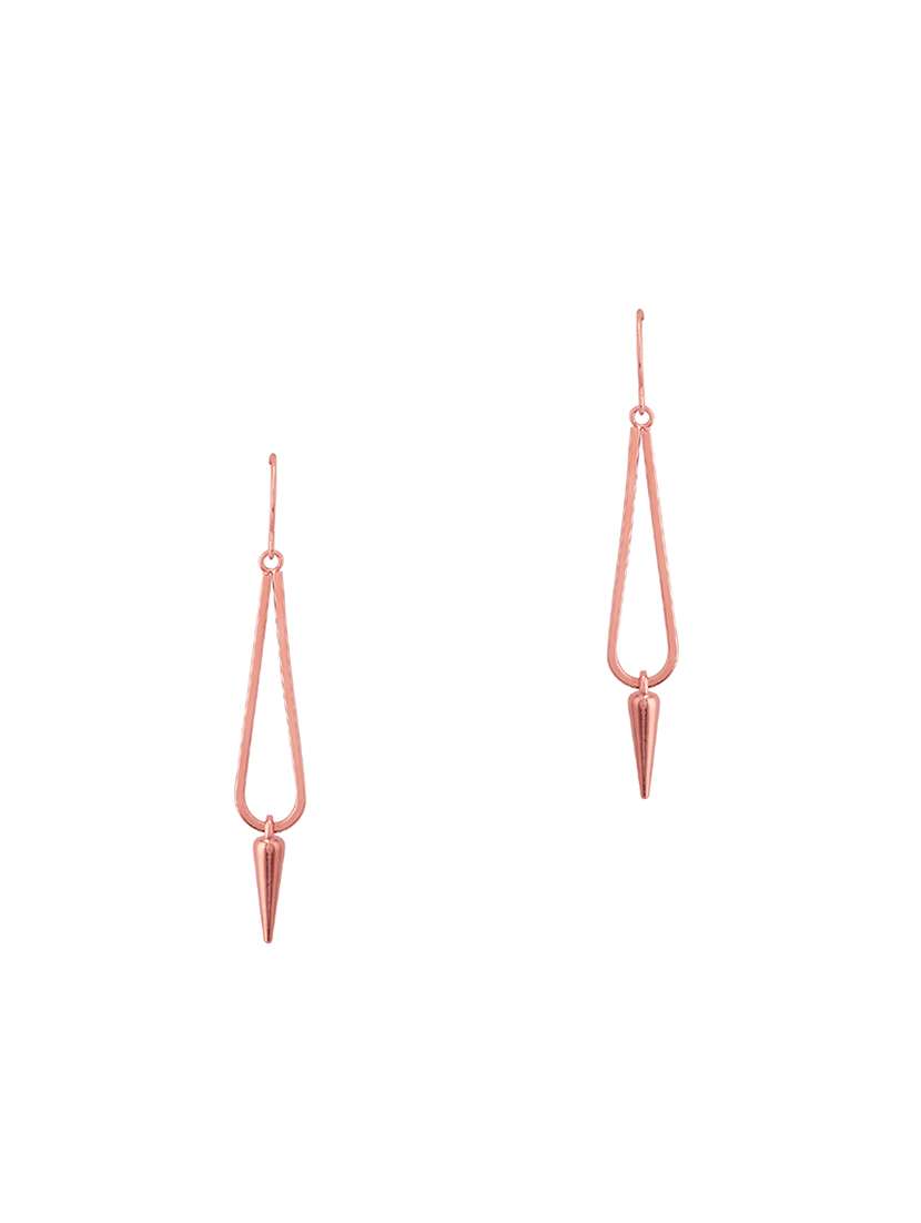 gold metal drop earring