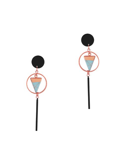 black metal drop earring - 16848079 -  Standard Image - 0